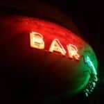 Traditional bar neon sign
